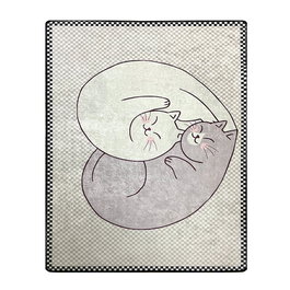 Conceptum Alfombra de Pasillo 80 x 100 cm 100% Poliéster Antibacteriana Antideslizante Lavable